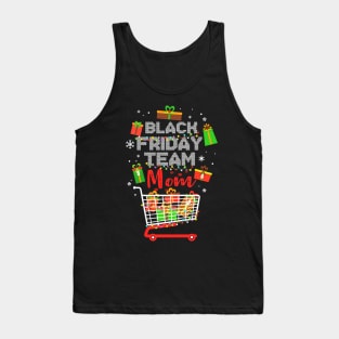 Black Friday Team Mom Shopping Christmas Matching Family Tank Top